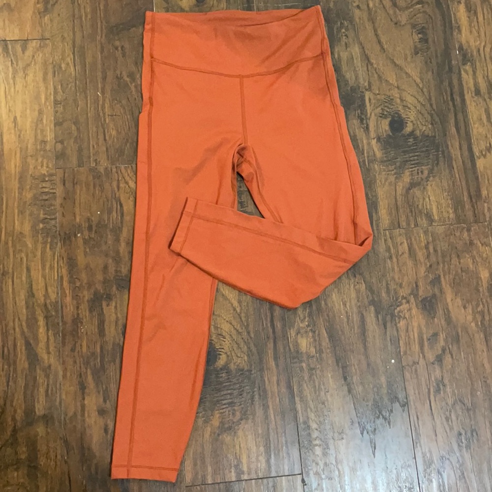 Burnt Orange Athleta Leggings